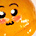 Orange Blob - Phone charm