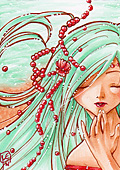KAKAO / ACEO #011 - Red Pearls
