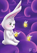 KAKAO / ACEO #021 - Little Bunnies Friends