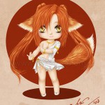 Keksdose.org Maskottchen - Kiku Kitsune