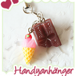 Eis mit Schoko Handyanhänger