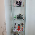 Unsere Vitrine mit den Figuren