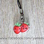Erdbeeren Anhänger