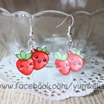 Erdbeeren Ohrringe