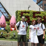 Wir mit unseren Shirts