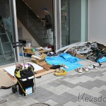 Schuhe draußen lassen